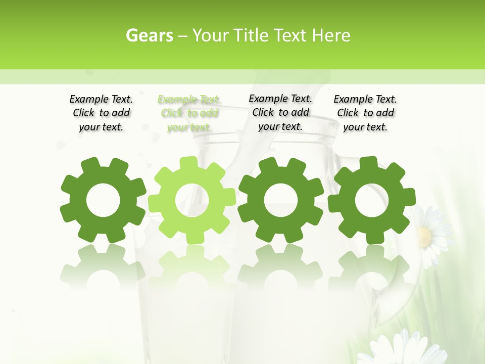 Background Dairy Herb PowerPoint Template