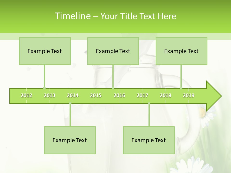Background Dairy Herb PowerPoint Template