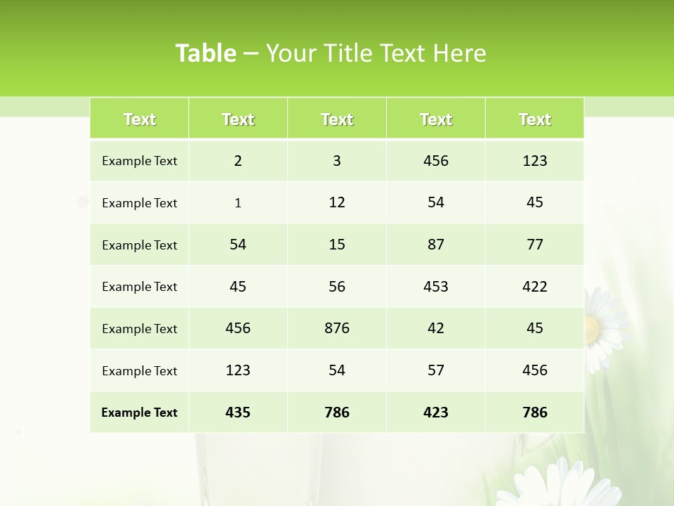 Background Dairy Herb PowerPoint Template