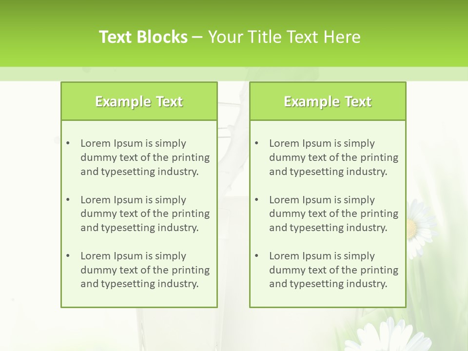 Background Dairy Herb PowerPoint Template