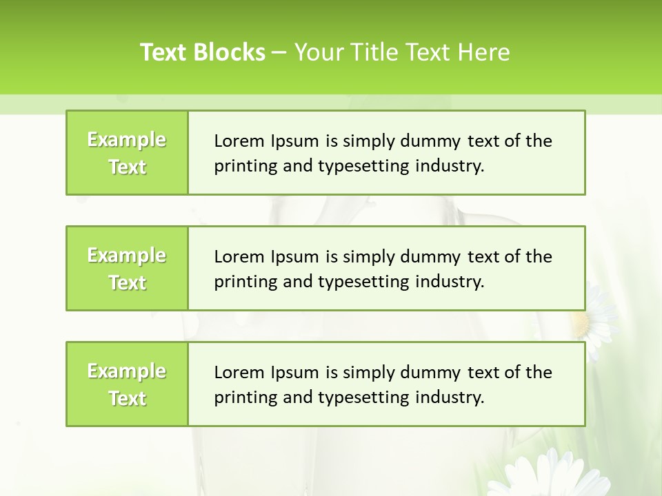 Background Dairy Herb PowerPoint Template
