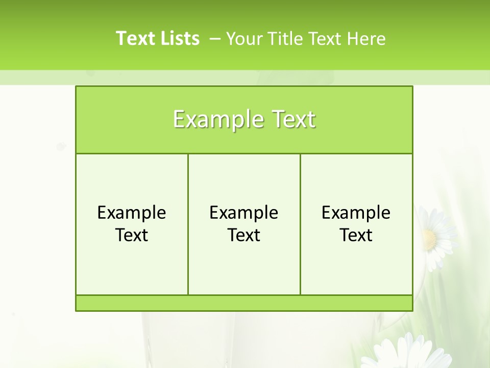 Background Dairy Herb PowerPoint Template