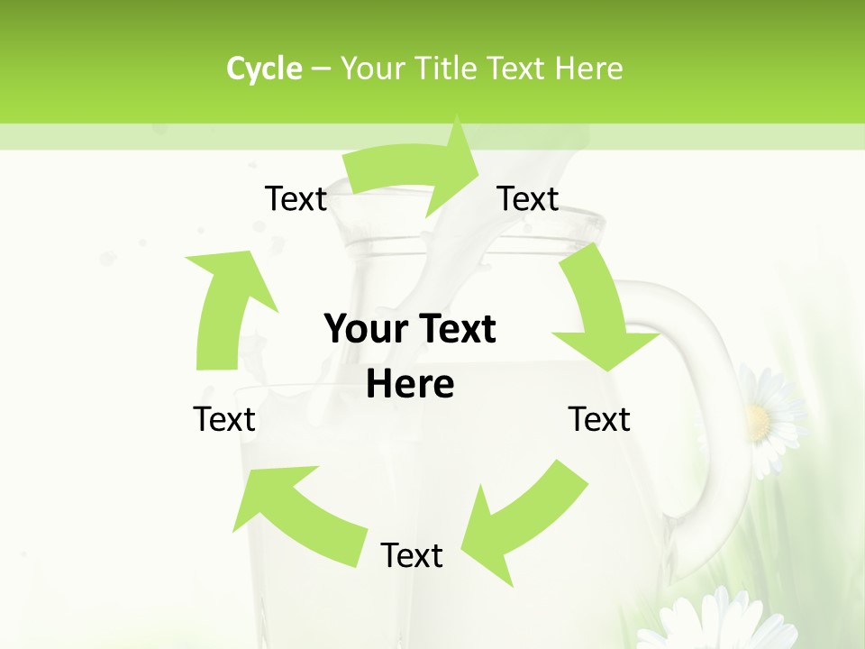 Background Dairy Herb PowerPoint Template