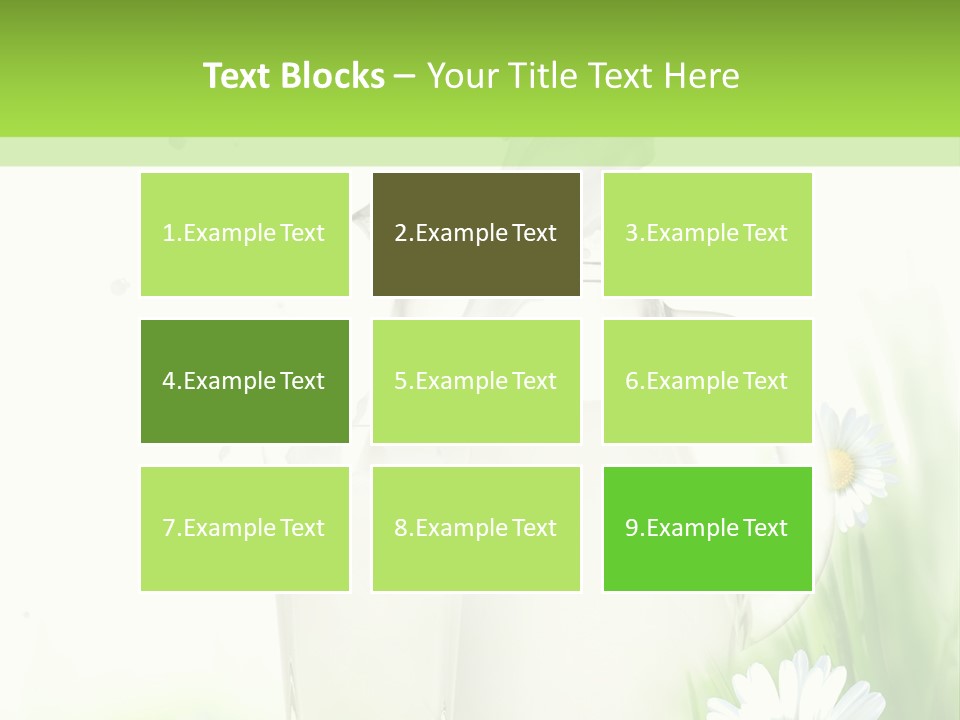 Background Dairy Herb PowerPoint Template