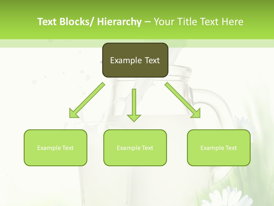 Background Dairy Herb PowerPoint Template