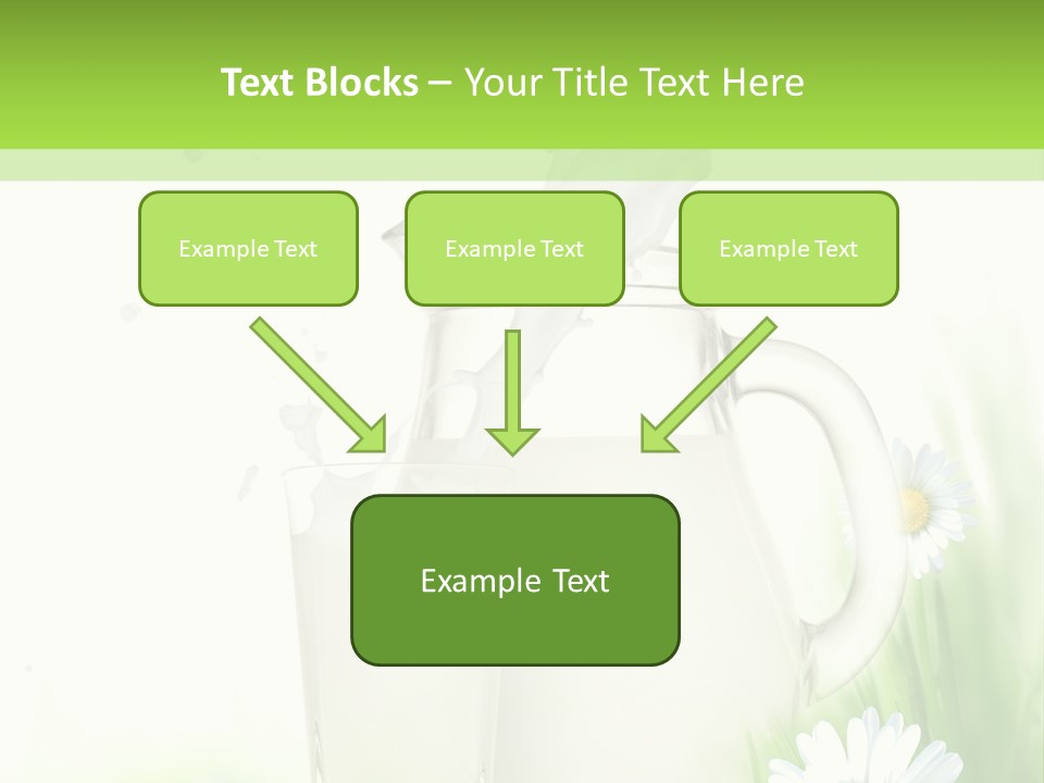 Background Dairy Herb PowerPoint Template