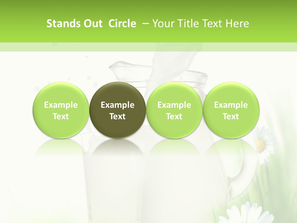 Background Dairy Herb PowerPoint Template