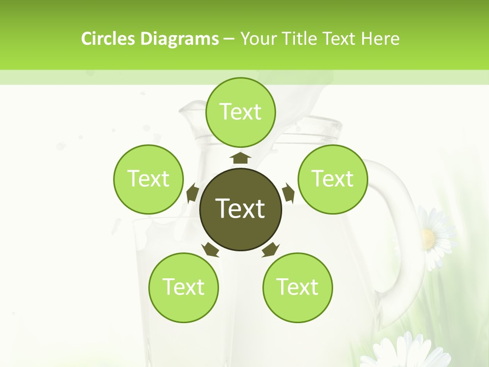 Background Dairy Herb PowerPoint Template