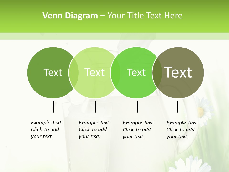 Background Dairy Herb PowerPoint Template