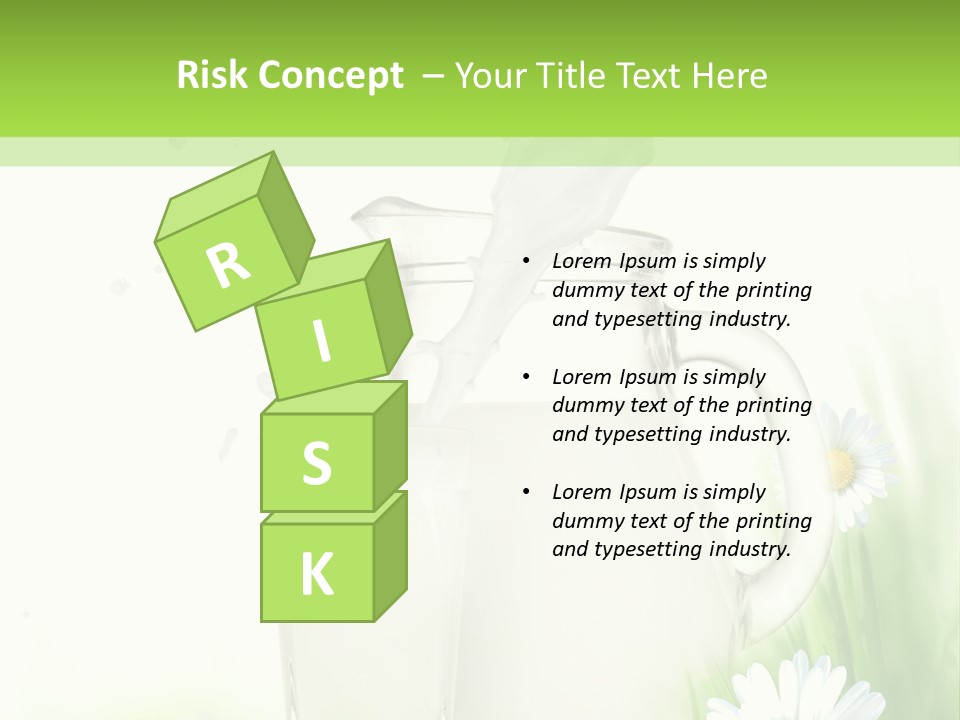 Background Dairy Herb PowerPoint Template