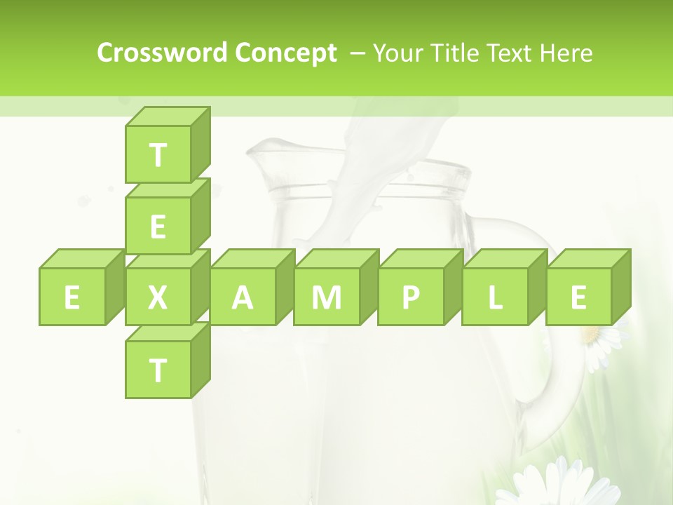 Background Dairy Herb PowerPoint Template