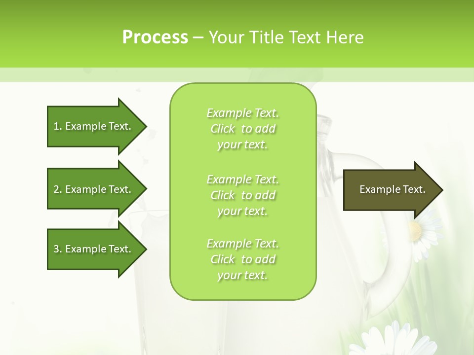 Background Dairy Herb PowerPoint Template