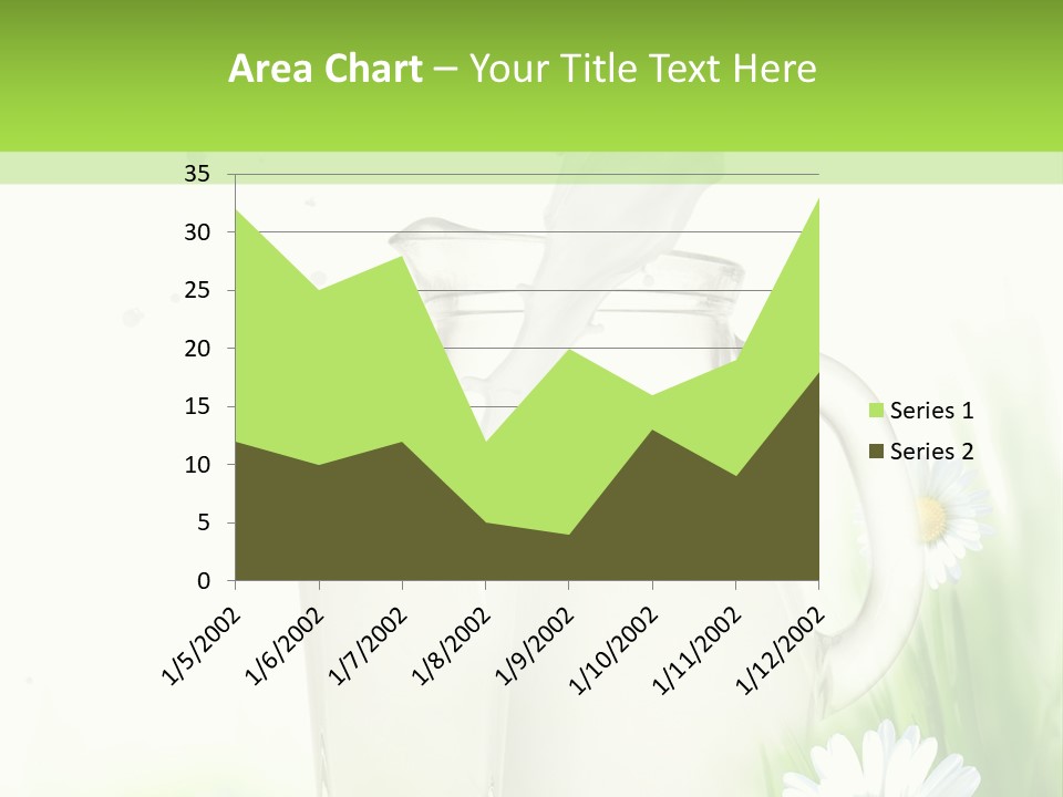 Background Dairy Herb PowerPoint Template