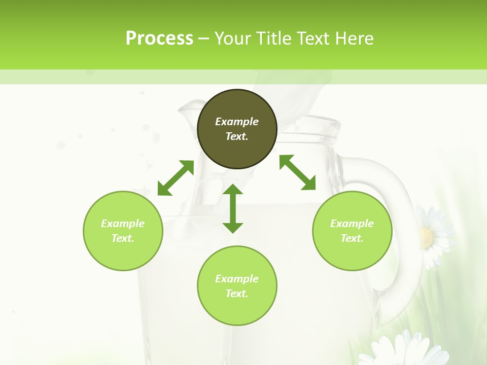 Background Dairy Herb PowerPoint Template