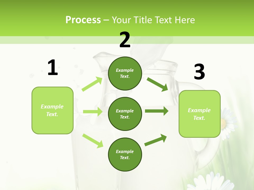 Background Dairy Herb PowerPoint Template