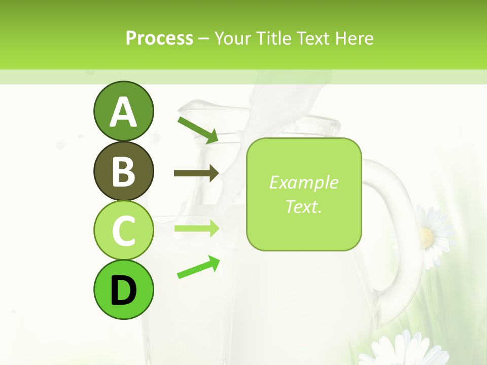 Background Dairy Herb PowerPoint Template