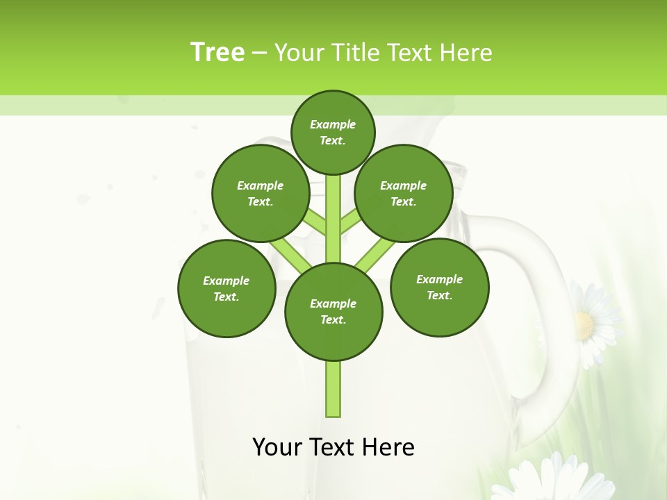 Background Dairy Herb PowerPoint Template