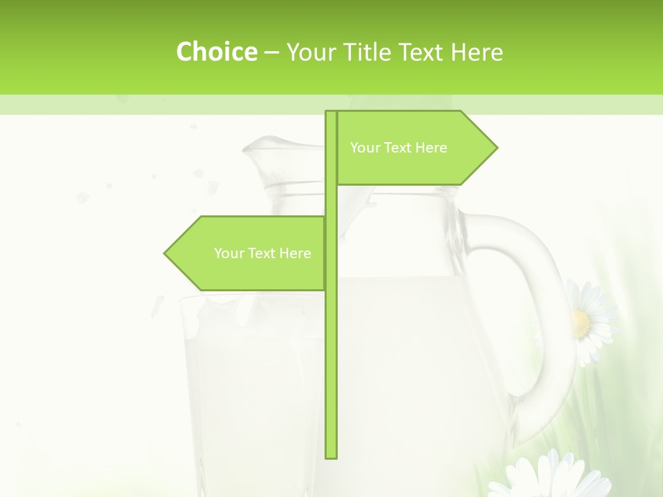 Background Dairy Herb PowerPoint Template