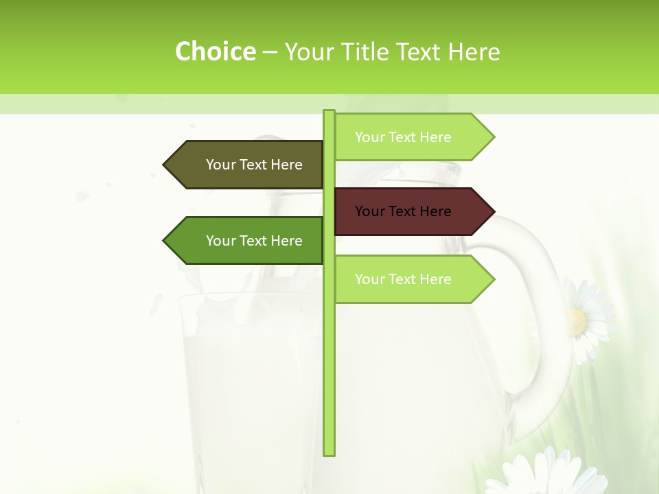 Background Dairy Herb PowerPoint Template