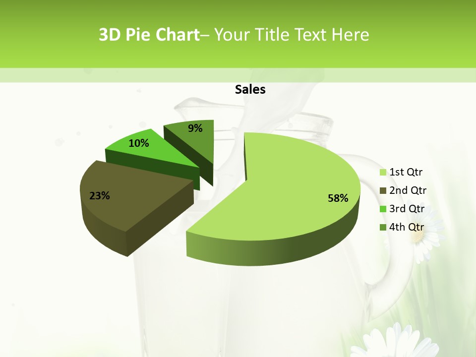 Background Dairy Herb PowerPoint Template