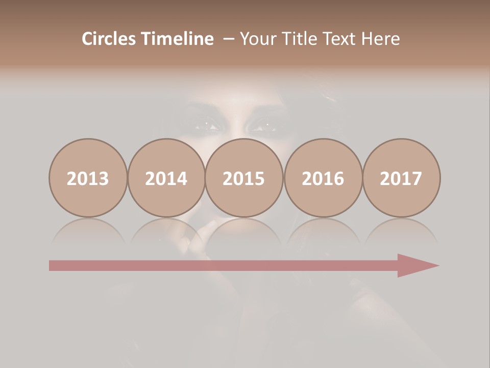 Female Elegant Smile PowerPoint Template