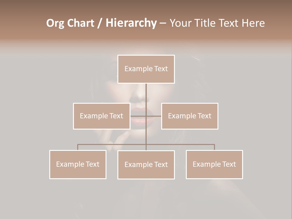 Female Elegant Smile PowerPoint Template