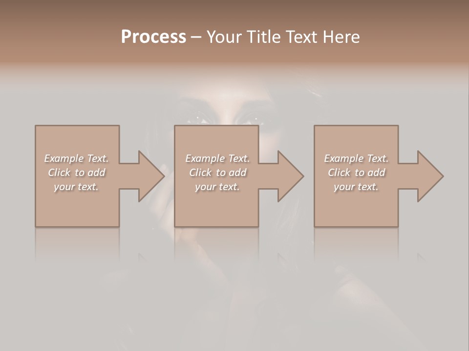 Female Elegant Smile PowerPoint Template