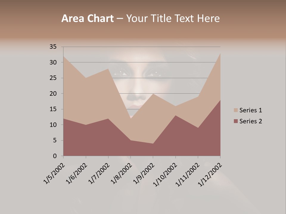 Female Elegant Smile PowerPoint Template