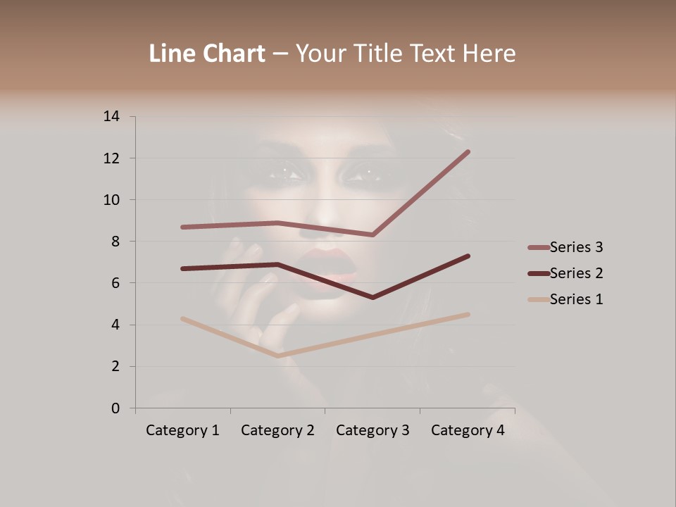 Female Elegant Smile PowerPoint Template