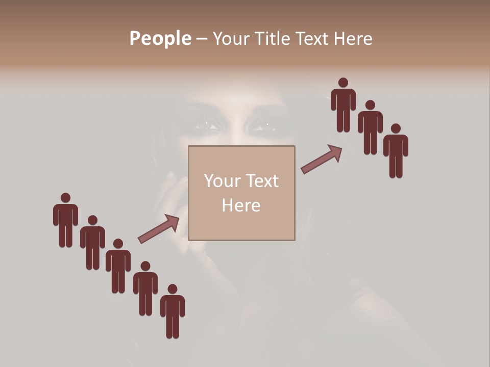 Female Elegant Smile PowerPoint Template