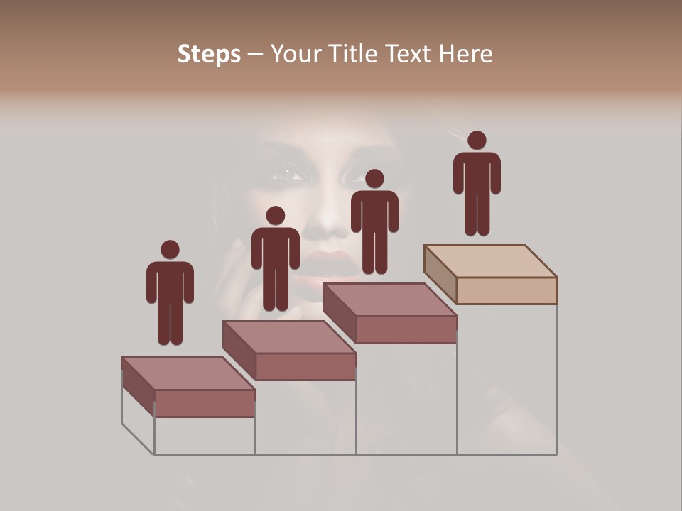 Female Elegant Smile PowerPoint Template