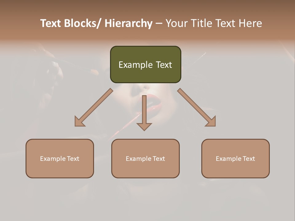 Set Rouge Makeup PowerPoint Template