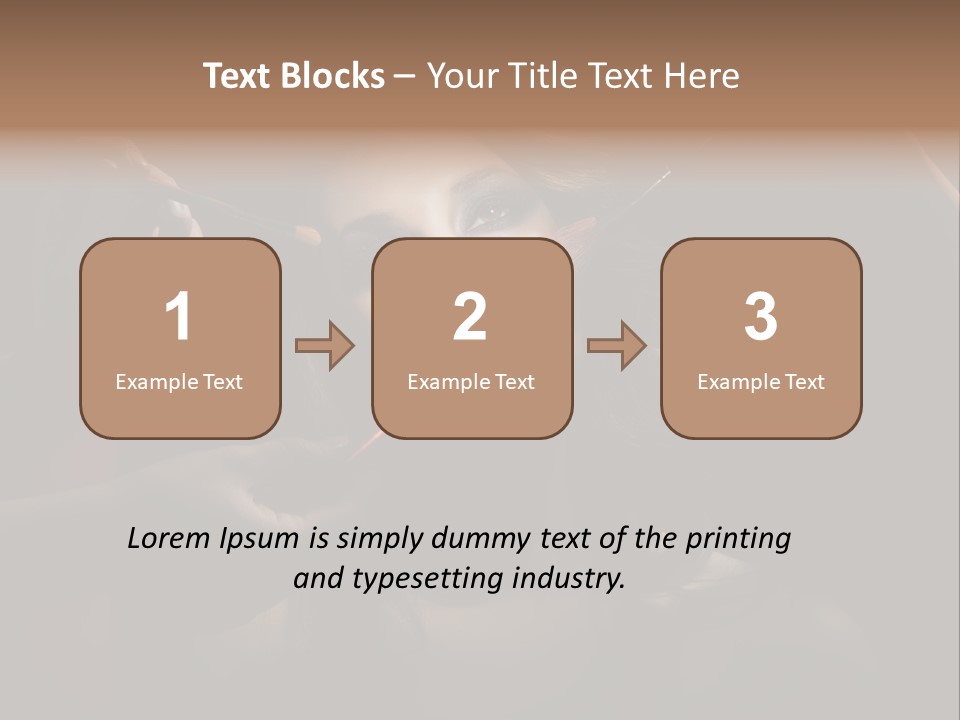 Set Rouge Makeup PowerPoint Template