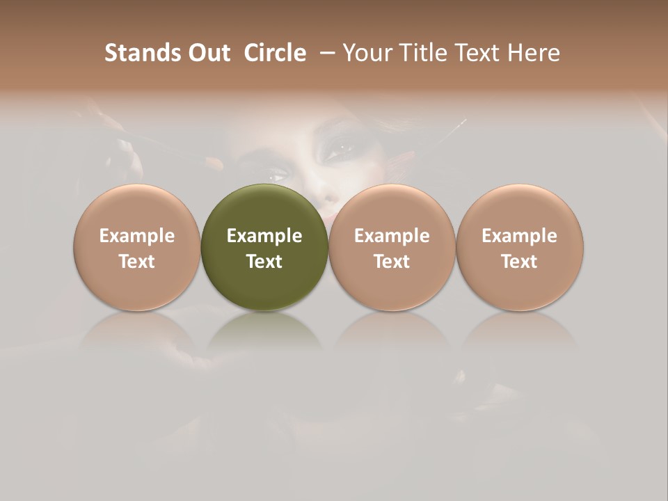 Set Rouge Makeup PowerPoint Template