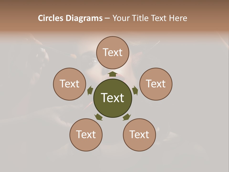 Set Rouge Makeup PowerPoint Template