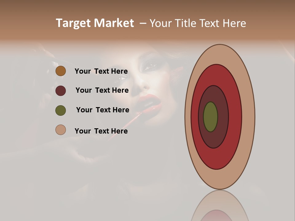 Set Rouge Makeup PowerPoint Template