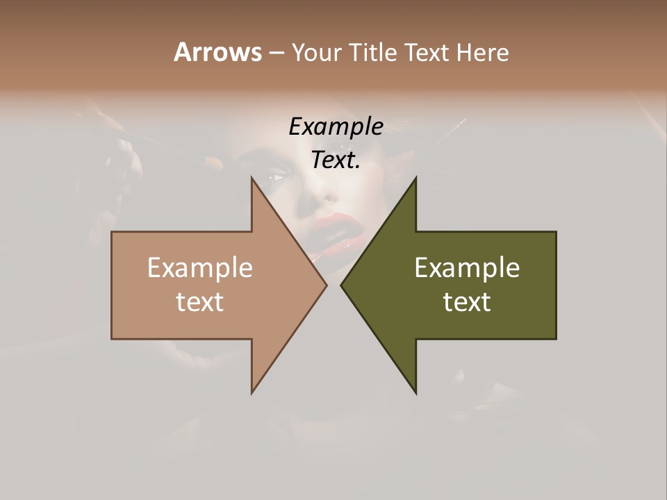 Set Rouge Makeup PowerPoint Template