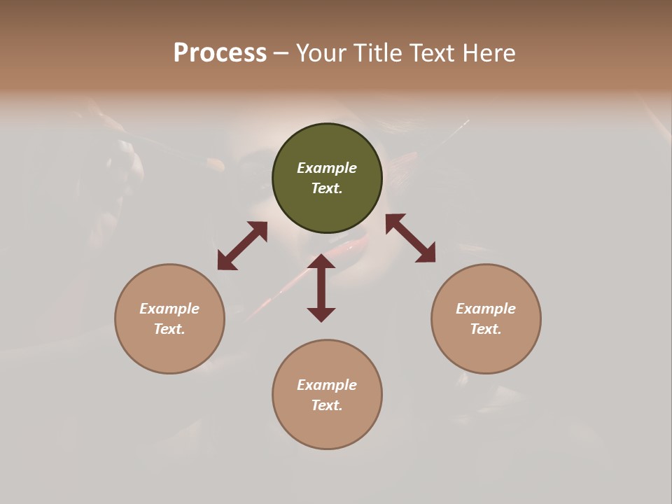 Set Rouge Makeup PowerPoint Template