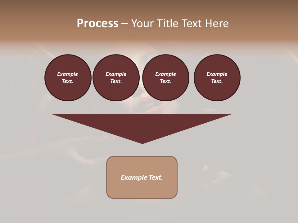 Set Rouge Makeup PowerPoint Template