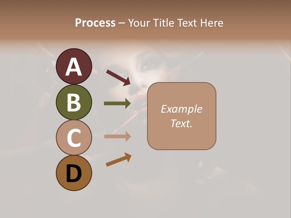 Set Rouge Makeup PowerPoint Template