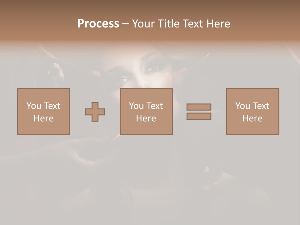 Set Rouge Makeup PowerPoint Template