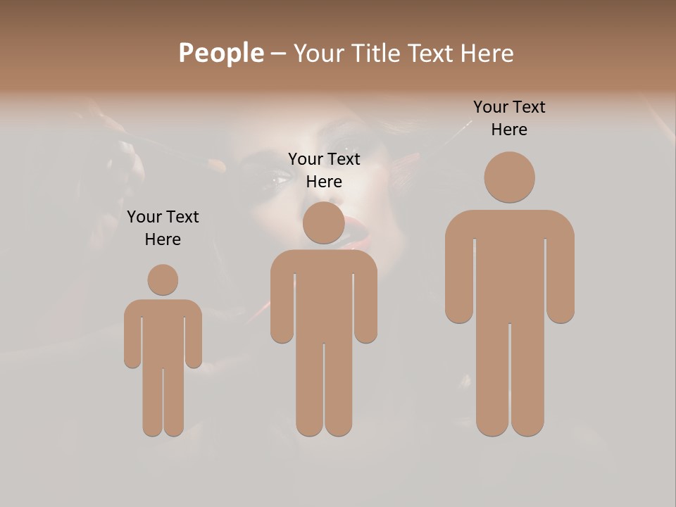 Set Rouge Makeup PowerPoint Template