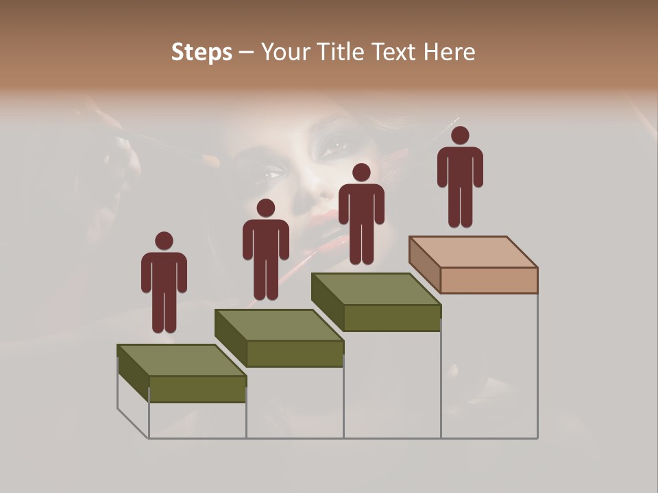 Set Rouge Makeup PowerPoint Template