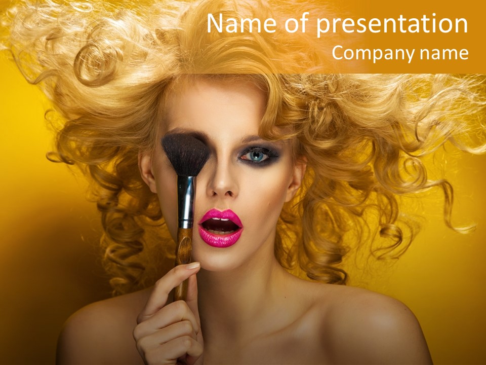 Set Portrait Studio PowerPoint Template