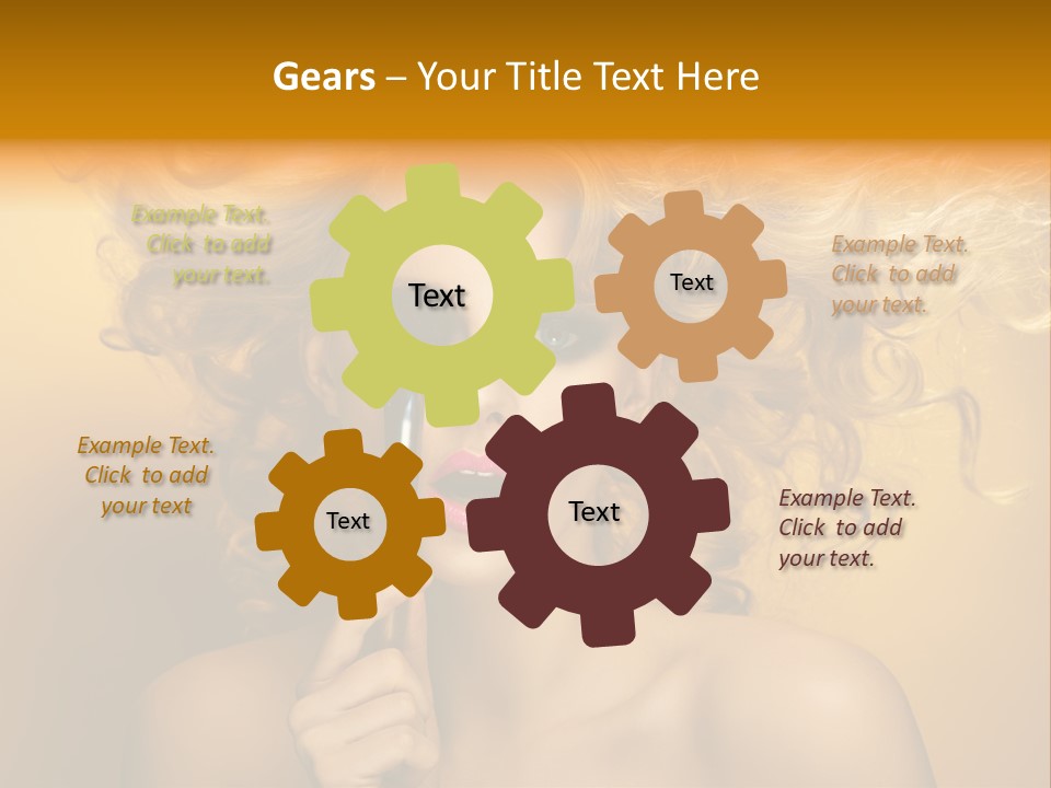 Set Portrait Studio PowerPoint Template