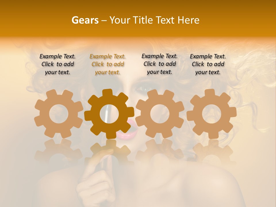 Set Portrait Studio PowerPoint Template