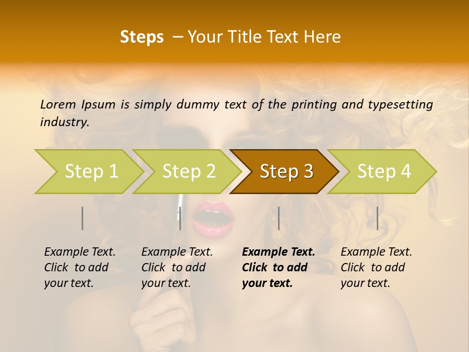 Set Portrait Studio PowerPoint Template