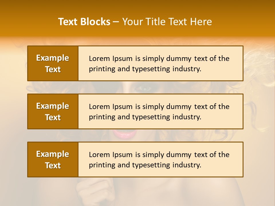 Set Portrait Studio PowerPoint Template