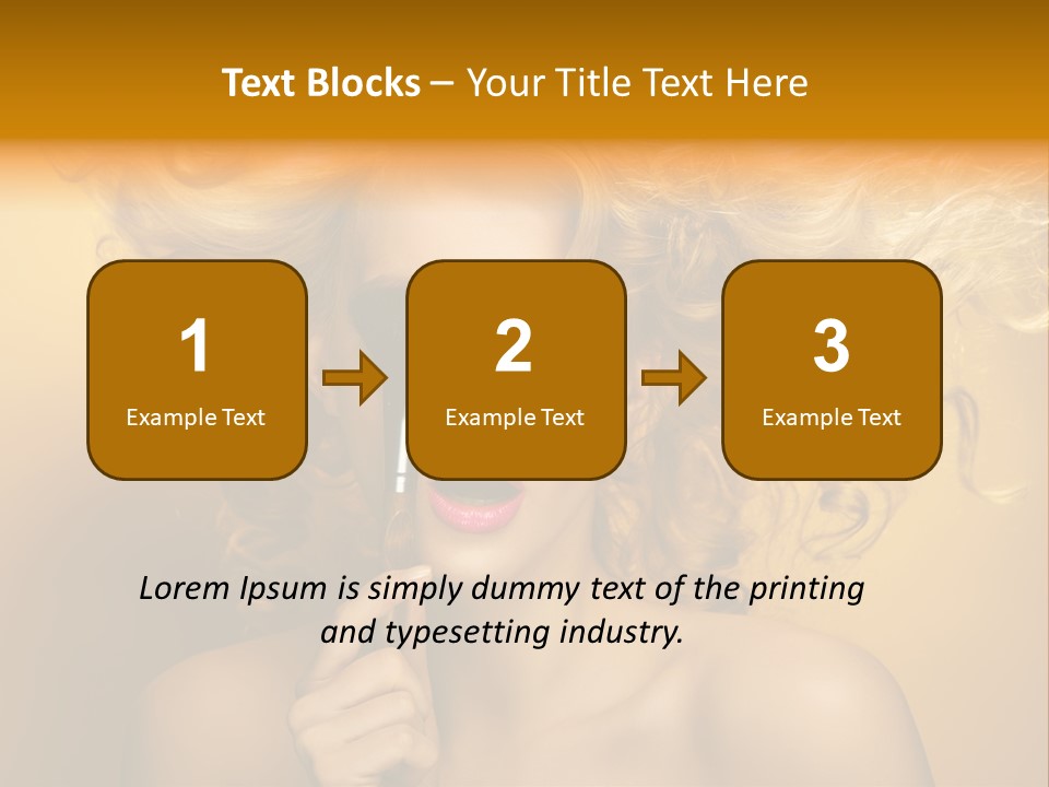 Set Portrait Studio PowerPoint Template