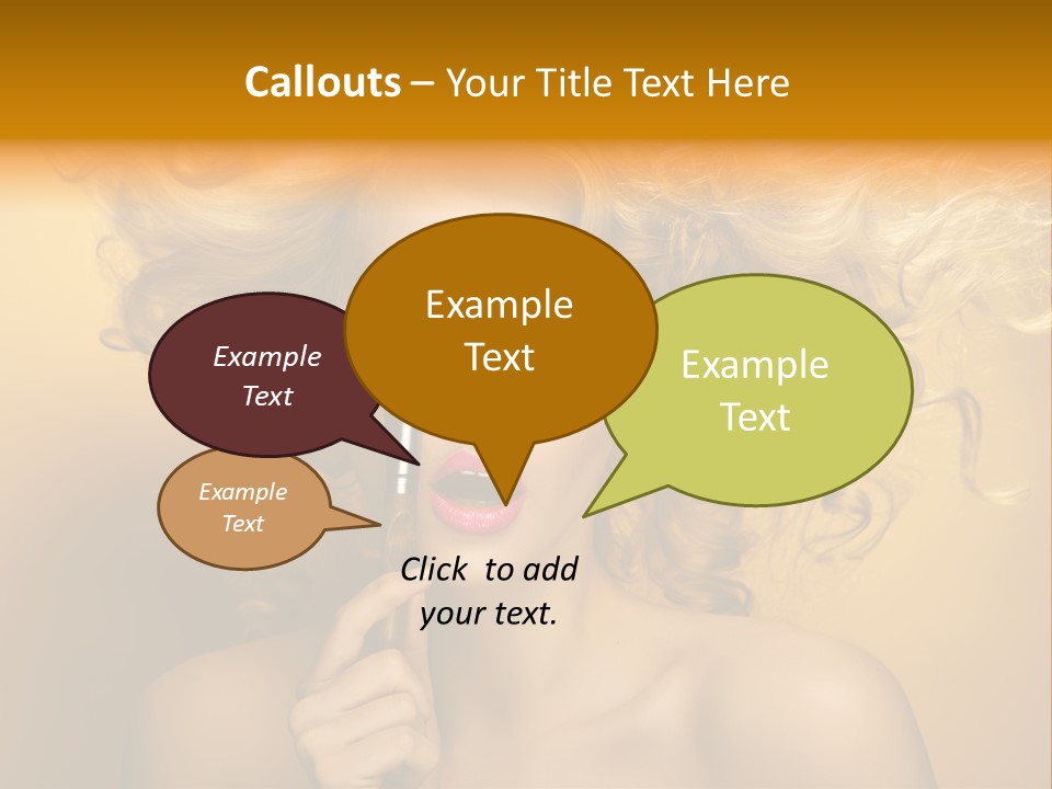 Set Portrait Studio PowerPoint Template